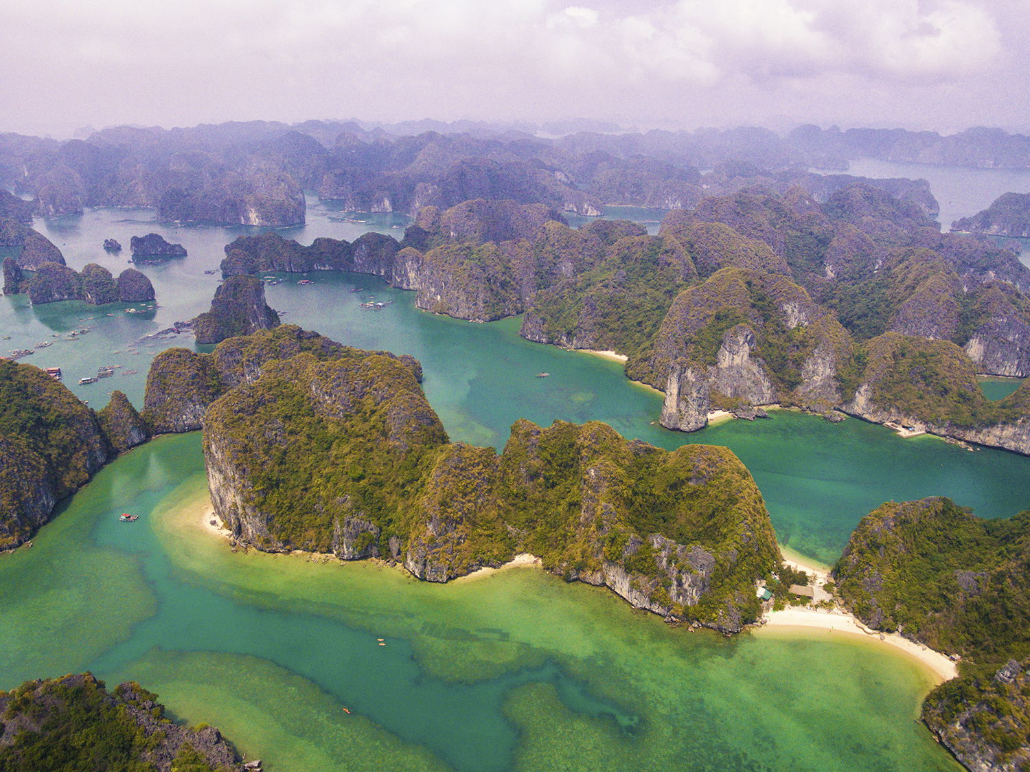 VietnamIntro HalongBay Drone FreedonIsland Hires - Cruises vietnam-cruise-halong-bay