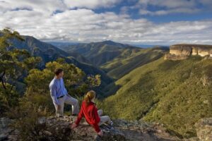 Blue Mountains Couple Sydney 2 - Discovering New South Wales: Seeing More Australia by Travelling Less The Blue Mountains National Park, NSW