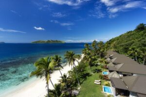 Beachfront Bures at Matamanoa Island, Fiji
