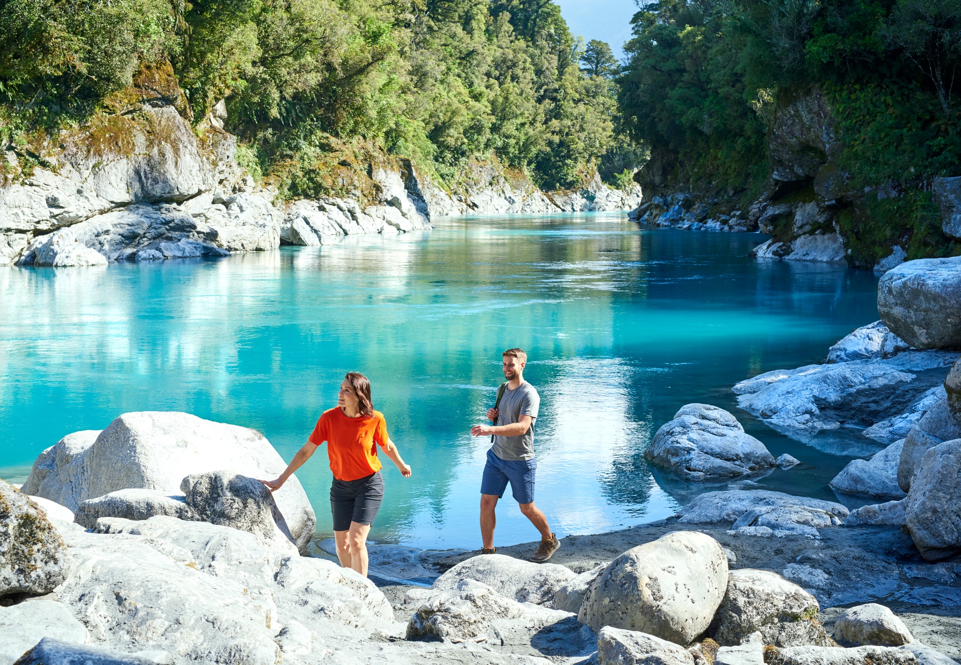 8289 Hokitika Gorge West Coast Fraser Clements - Trade Snow Boots for Flip Flops: Explore Australia & New Zealand Vacation Packages new-zealand-west-coast-hokitika-gorge