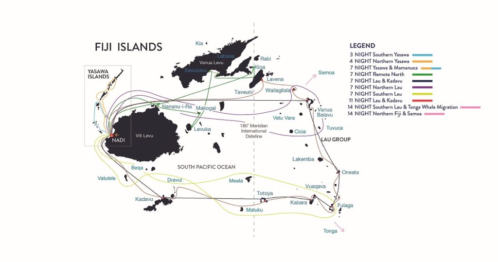 South Pacific Island Explorer Downunder Travel   2024 Fiji Captain Cook Caledonian Sky Map Cruises 1024x539 