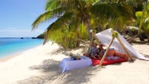 Beach Picnic, Vomo Island Resort, Fiji