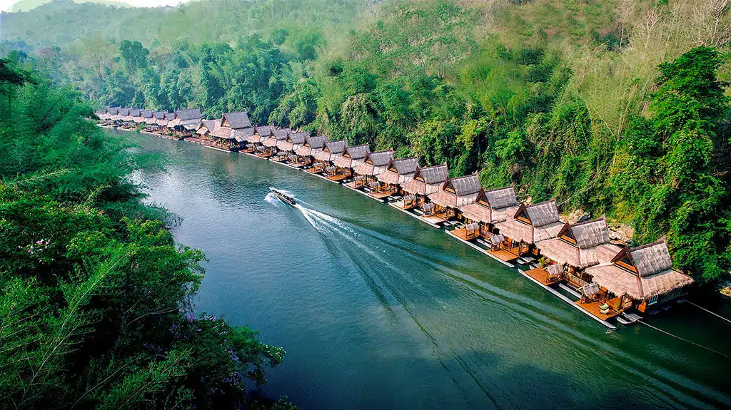 thailand-Kanchanaburi-hotel-float-house-river-kwai