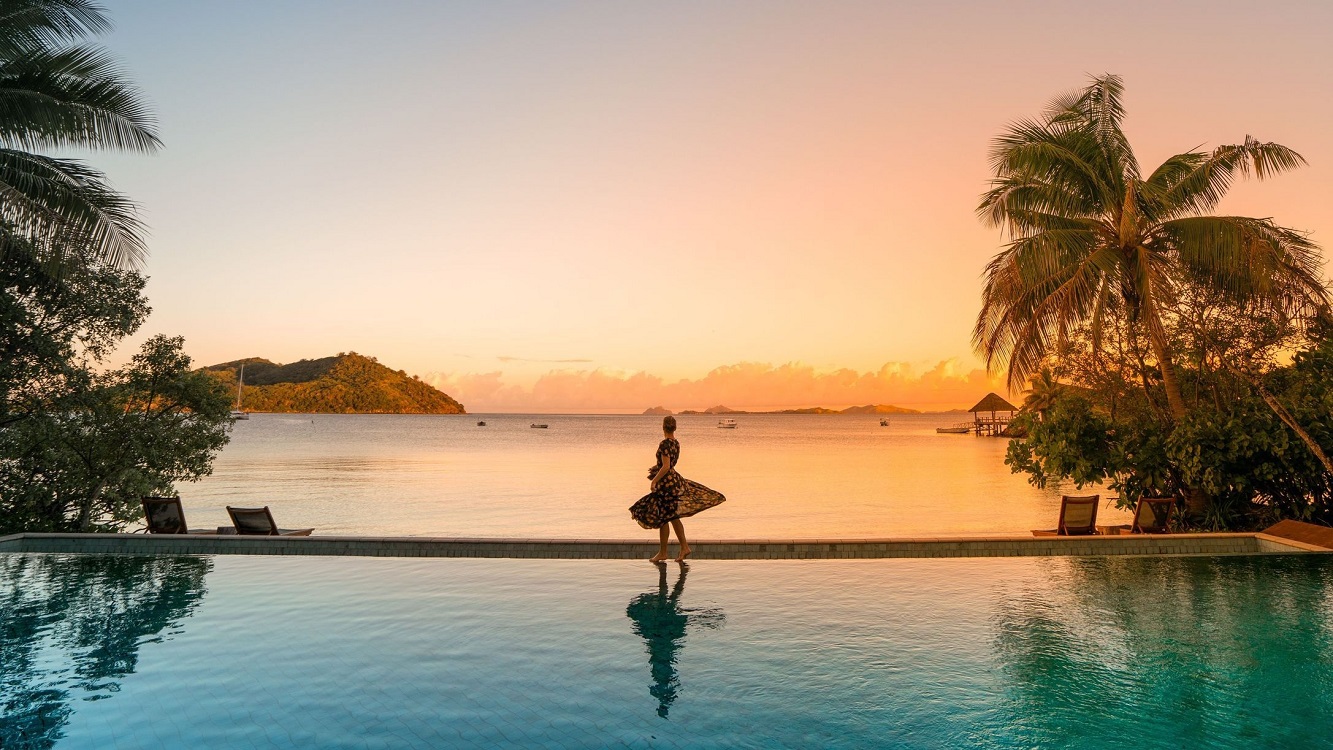 Sunset at Likuliku Island Resort, Fiji