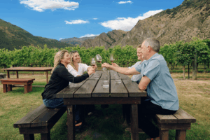 new zealand south queenstown group in vines Apellation Tours - Honeymoons With a Difference: Cook Islands Bliss and a New Zealand Road Trip