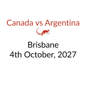 2027 Mens Rugby World Cup in Australia