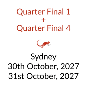 2027 Mens Rugby World Cup in Australia