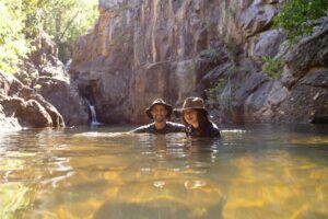 Swimming in Kakadu National Park, Australia