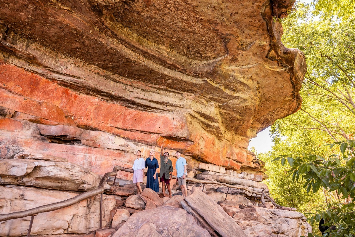 Ancient Rock Art in Ubirr, Kakadu, Australia