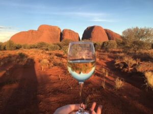 Cathleen in Kata Tjuta, Australia