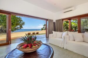 View from beachfront villa at Tides Reach
