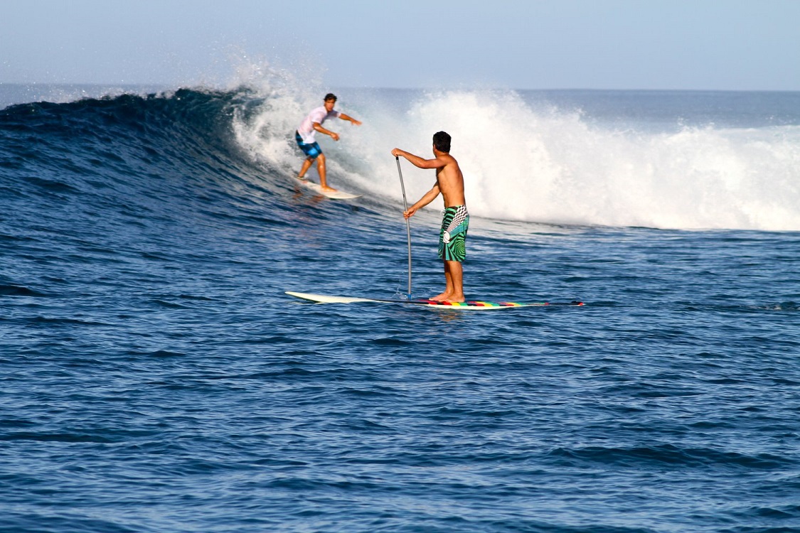Water activities SUP and surfing in Taveuni Island